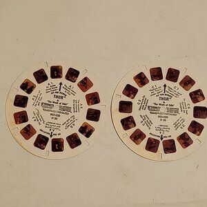 VINTAGE View Master THOR View Master Reels x2 1977 Marvel Comics